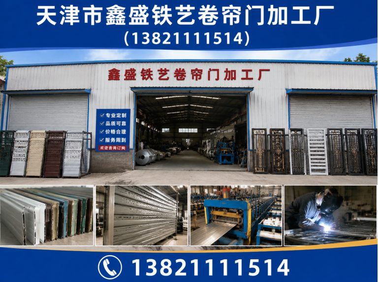 武清区电动卷帘门展示图